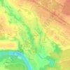 Топографическая карта Запрудье, высота, рельеф