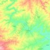 Топографическая карта Pandharpur, высота, рельеф