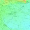 Топографическая карта Zevio, высота, рельеф