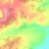 Топографическая карта Старосафаровское сельское поселение, высота, рельеф