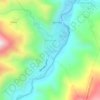 Топографическая карта Кочали, высота, рельеф