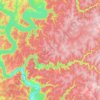 Топографическая карта Павловский сельсовет, высота, рельеф