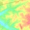 Топографическая карта Loma Linda, высота, рельеф