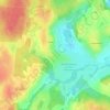 Топографическая карта Сбоево, высота, рельеф