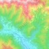 Топографическая карта Pinasca, высота, рельеф