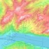 Топографическая карта Amden, высота, рельеф