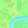 Топографическая карта Ворогушино, высота, рельеф