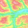 Топографическая карта Никольское, высота, рельеф