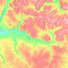 Топографическая карта Чембар, высота, рельеф