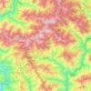 Топографическая карта Chakrata, высота, рельеф