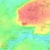 Топографическая карта Ле-Мануар, высота, рельеф