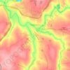 Топографическая карта Новоукраинка, высота, рельеф
