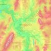Топографическая карта Первоуральск, высота, рельеф