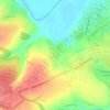 Топографическая карта Никитино, высота, рельеф