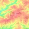 Топографическая карта Шовский сельсовет, высота, рельеф