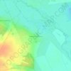 Топографическая карта Большие Сухаревичи, высота, рельеф