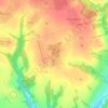 Топографическая карта Сусни, высота, рельеф