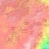 Топографическая карта Hulunbuir, высота, рельеф