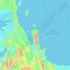 Топографическая карта Teluk Wondama, высота, рельеф