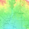Топографическая карта Peoria, высота, рельеф