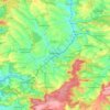 Топографическая карта Eppingen, высота, рельеф