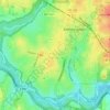 Топографическая карта Chevy Chase View, высота, рельеф