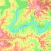Топографическая карта Lake Austin, высота, рельеф