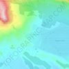 Топографическая карта Наниково, высота, рельеф