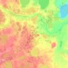 Топографическая карта Саккуловское сельское поселение, высота, рельеф