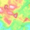 Топографическая карта Fumone, высота, рельеф