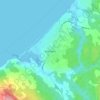 Топографическая карта Inverness, высота, рельеф