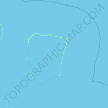 Топографическая карта Apataki, высота, рельеф