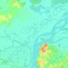 Топографическая карта Мичуринское сельское поселение, высота, рельеф