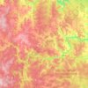 Топографическая карта Режевской муниципальный округ, высота, рельеф