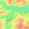 Топографическая карта Arras, высота, рельеф