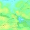Топографическая карта Онелино, высота, рельеф