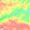 Топографическая карта Шабановский территориальный отдел, высота, рельеф