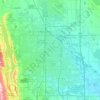 Топографическая карта Fort Collins, высота, рельеф