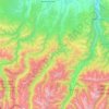 Топографическая карта Марухское сельское поселение, высота, рельеф