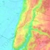 Топографическая карта Квидзын, высота, рельеф