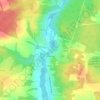 Топографическая карта Беларучи, высота, рельеф