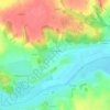 Топографическая карта Пристромы, высота, рельеф