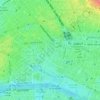 Топографическая карта Paris 8e Arrondissement, высота, рельеф