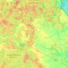 Топографическая карта Ясенский сельский Совет, высота, рельеф