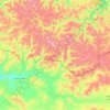 Топографическая карта Сумон Качык, высота, рельеф