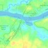 Топографическая карта Chesapeake City, высота, рельеф