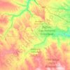Топографическая карта Badlands National Park, высота, рельеф