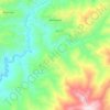 Топографическая карта Genalguacil, высота, рельеф