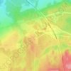 Топографическая карта Крутая Гора, высота, рельеф