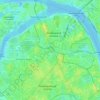 Топографическая карта Карповка, высота, рельеф